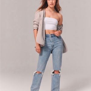 Abercrombie & Fitch Ultra High Rise 90s Straight Jean